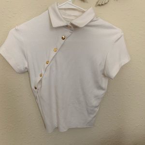 White crop Are You Am I top